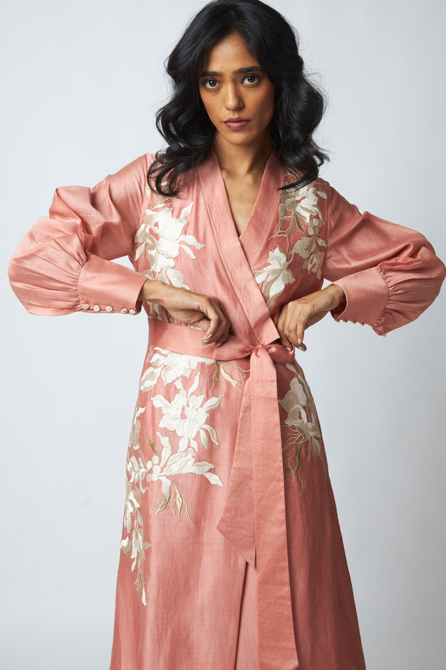 Carmen - Modest Wrap Midi Dress - Dress - Mizyana