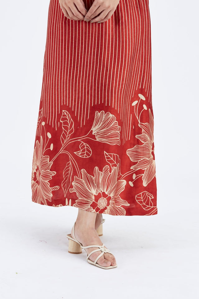 Cecilia Red dress - Dress - Mizyana