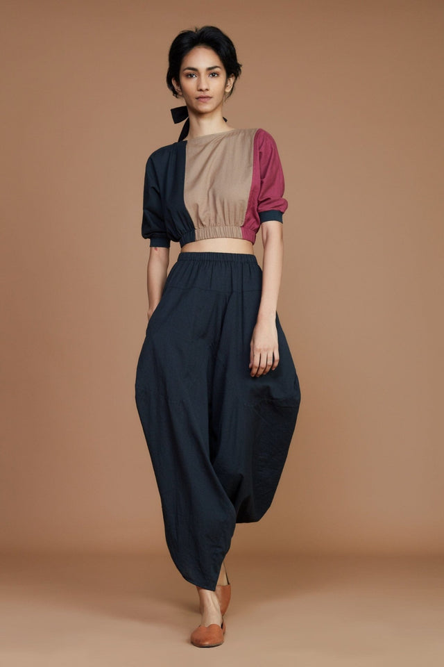 Charcoal Balloon Pants - Trousers - Mizyana