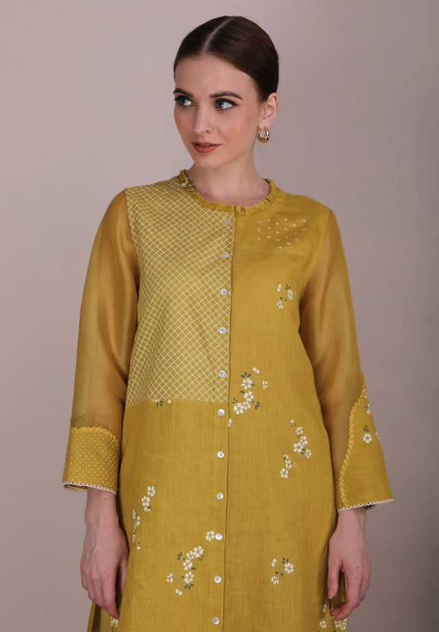 Cherry Blossom Multi Print Tunic - Tunic - Mizyana