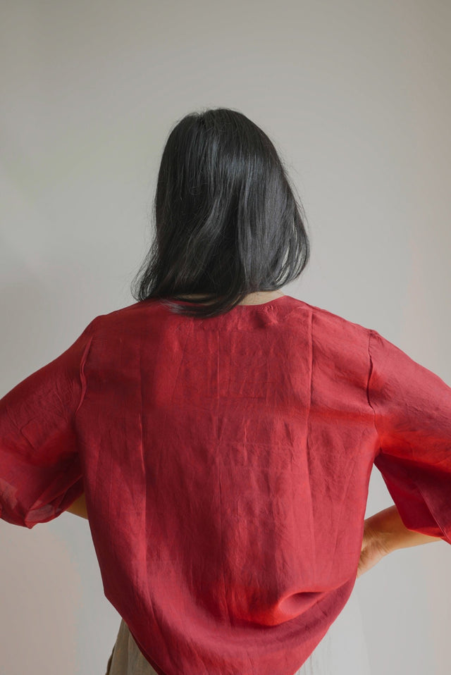 Claret in Chili Red - Shirt - Mizyana