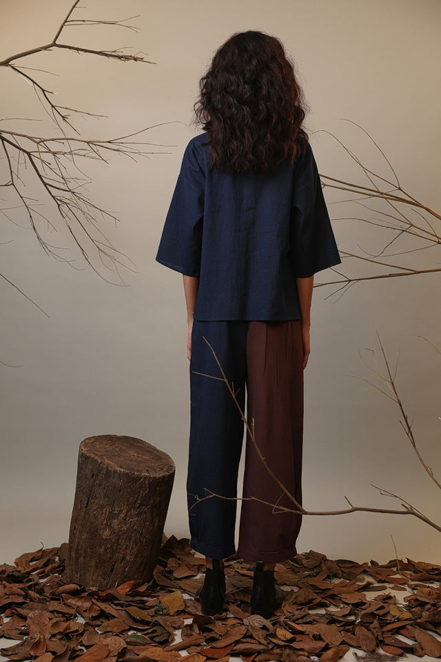 Colour Block Hera Pants - Trousers - Mizyana