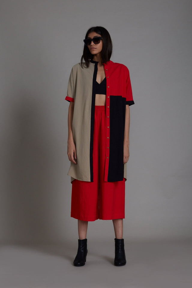 Colour Block Set (3 PCS) - Three-Piece Set - Mizyana