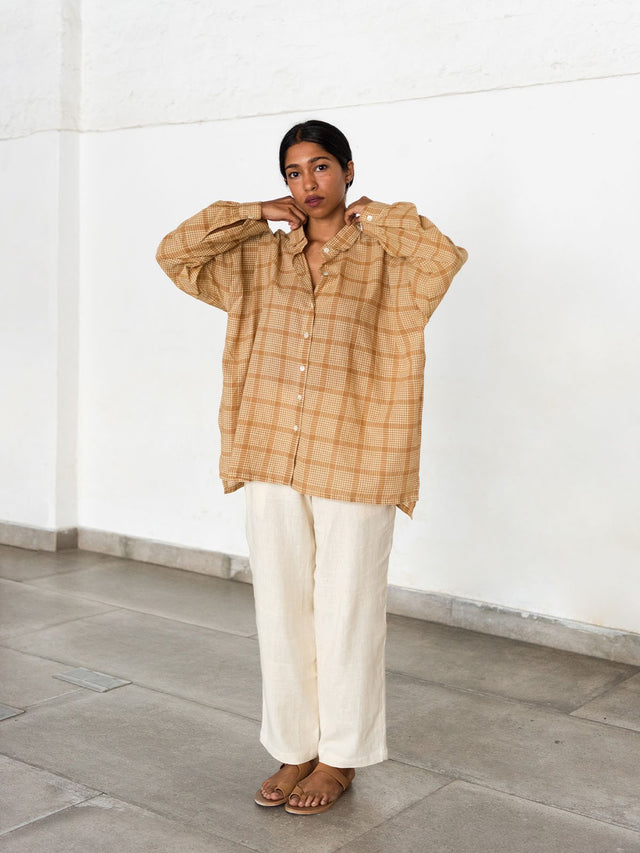 Confluence Shirt / Tea-Dyed - Shirt - Mizyana