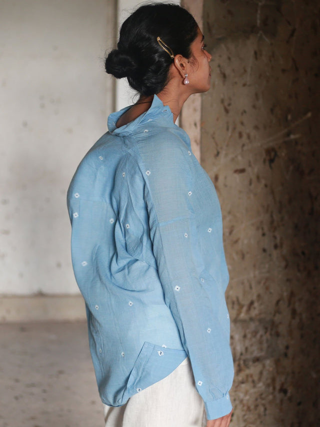 Core Shirt in Light Indigo - Shirt - Mizyana