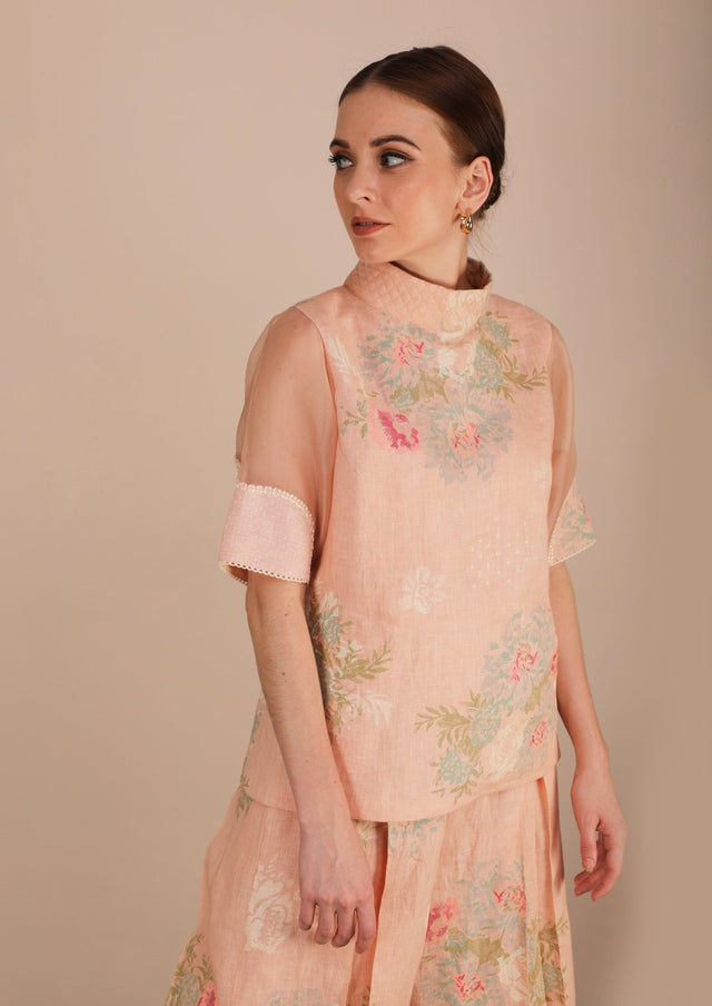 Dessert Rose Print Culottes - Culottes - Mizyana