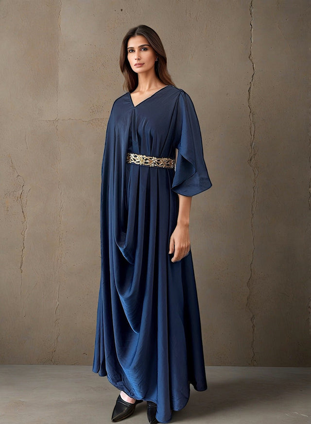 Drape Silk kaftan - Kaftan - Mizyana
