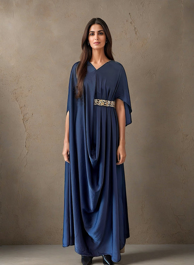 Drape Silk kaftan - Kaftan - Mizyana