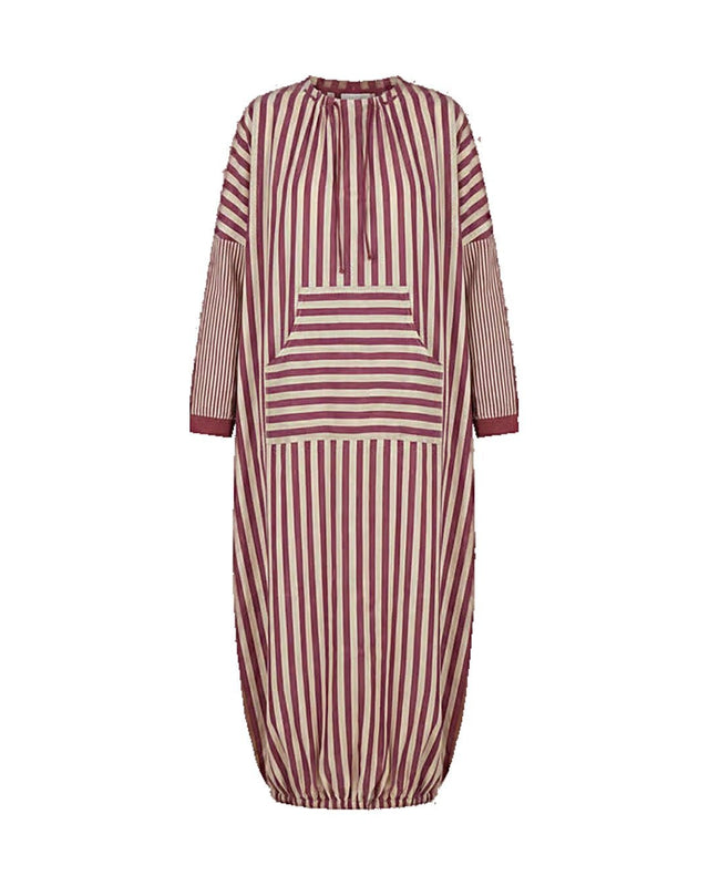 DS Striped Cotton Dress - Dress - Mizyana