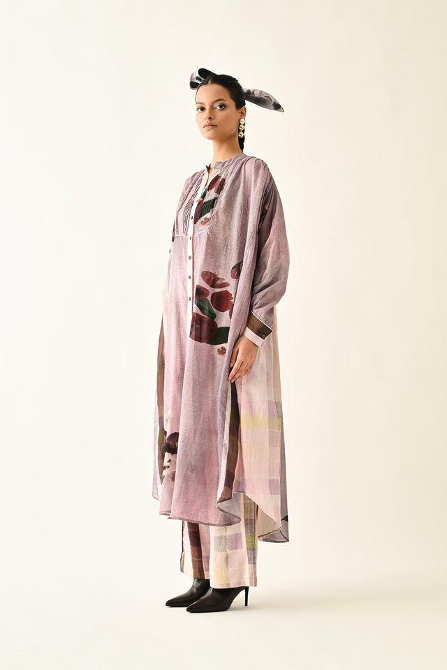 Dusk Pink Thristle Set - Two-Piece Set - Mizyana