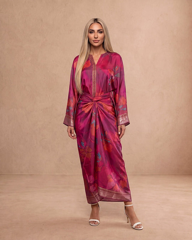 Dusky Printed Co-ord Set - Two-Piece Set - Mizyana