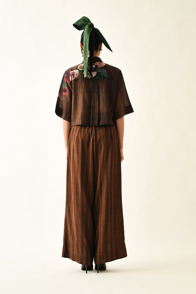Earth Bloom Box Shirt Set - Two-Piece Set - Mizyana