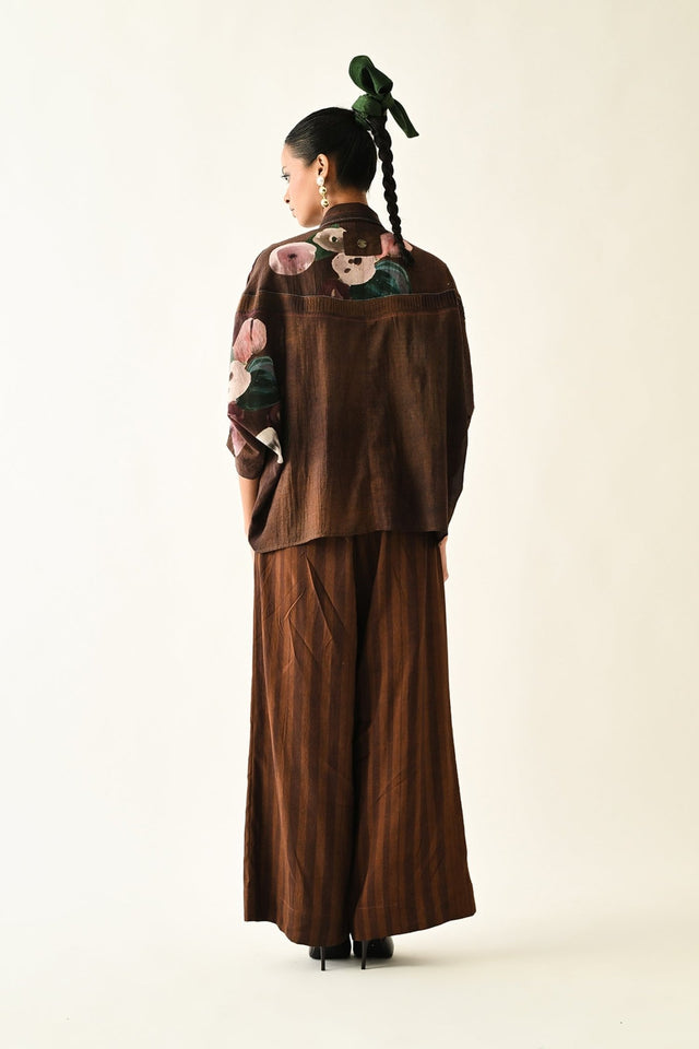 Earth Bloom Shirt Set - Two-Piece Set - Mizyana