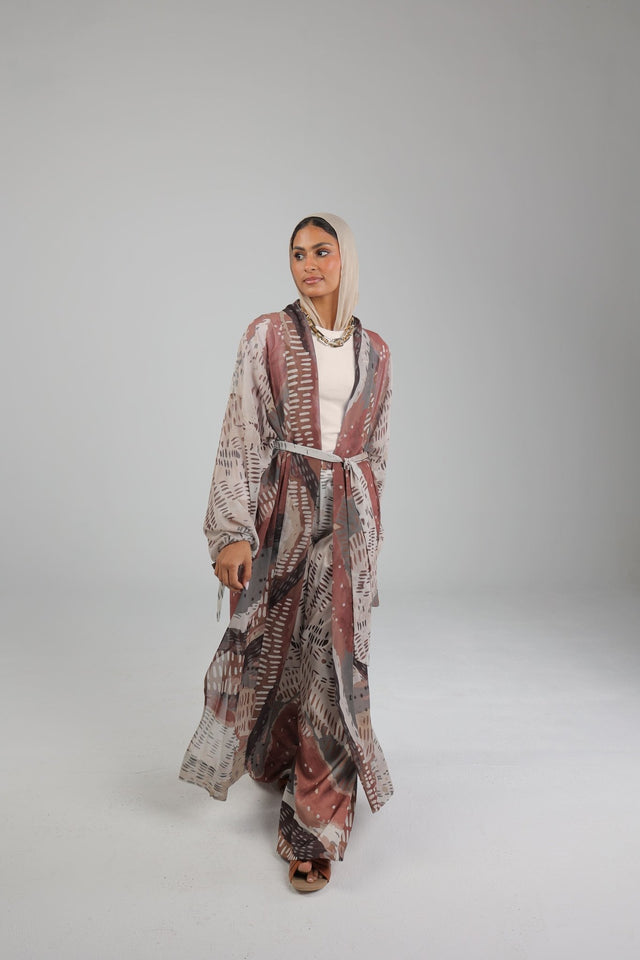 Earthtones Satin Pants - Trousers - Mizyana