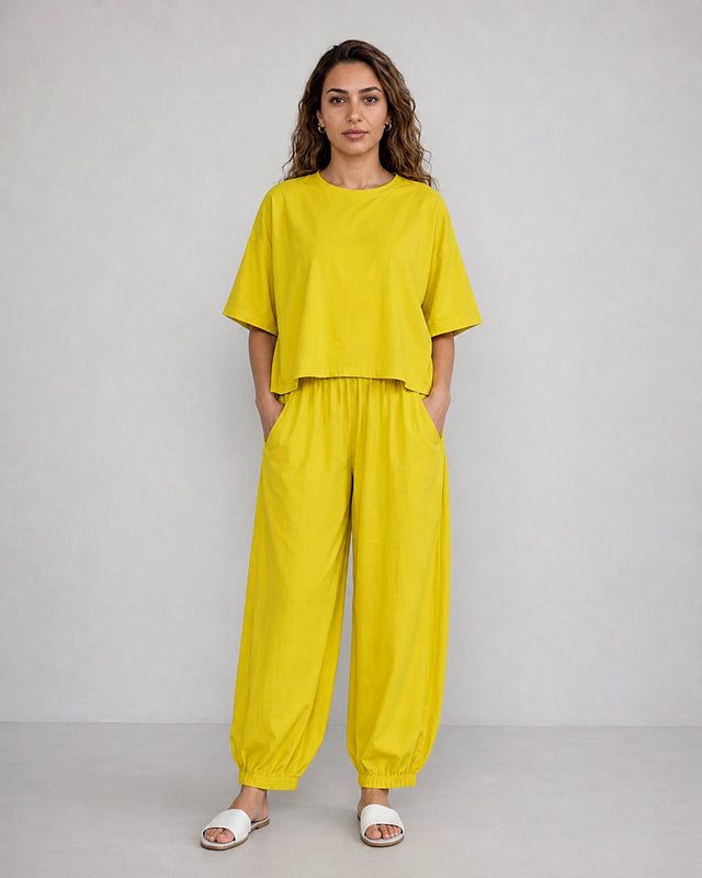 Ekin Cotton Crop Top - Blouse - Mizyana