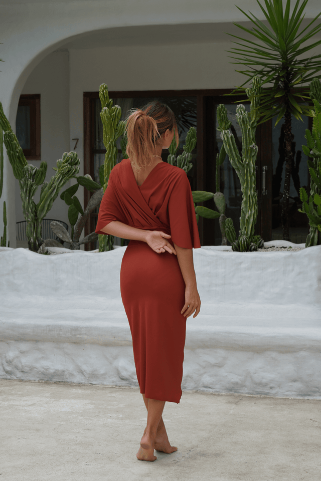 Ella swim set with Elina skirt 2.0 - Clay - Swim Set - Mizyana