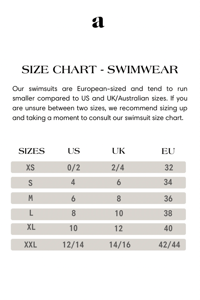 Ella swim set with Sofia 2.0 skirt - Dark Brown - Swim Set - Mizyana
