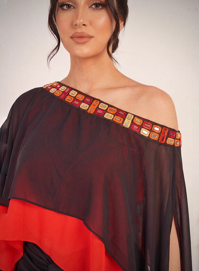 Ember Drape skirt - Skirt - Mizyana