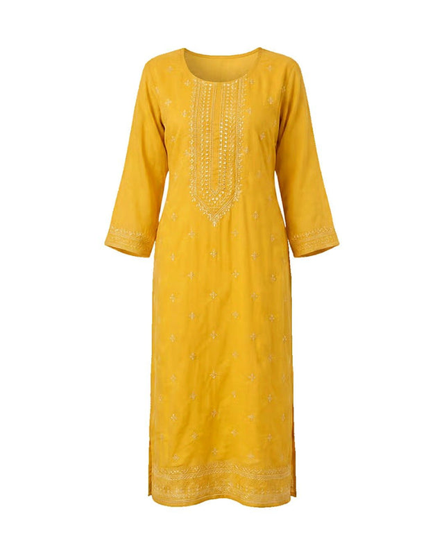 Embroidered Cotton Jalabiya - Jalabiya - Mizyana
