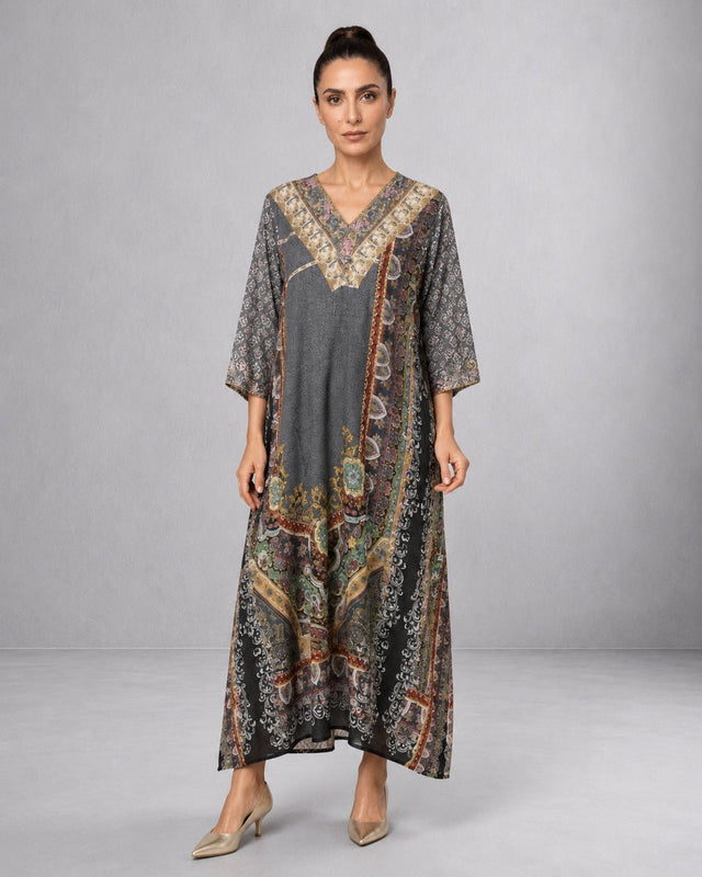 Everyday Printed Cotton Jalabiya - Jalabiya - Mizyana