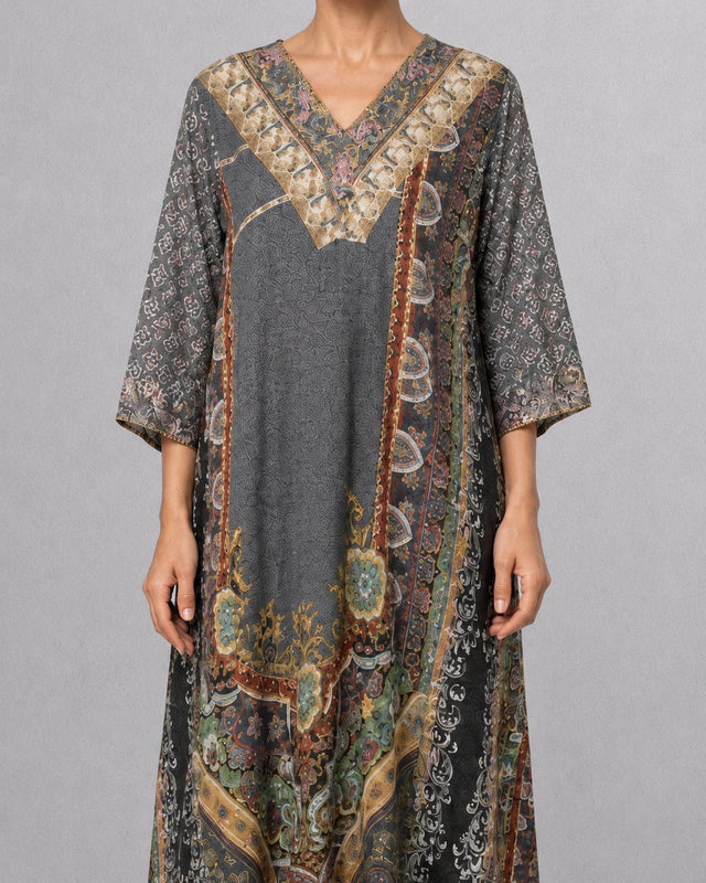 Everyday Printed Cotton Jalabiya - Jalabiya - Mizyana