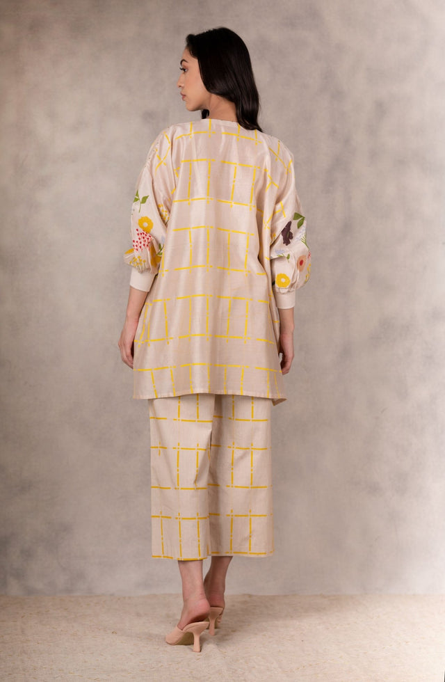 Flared Pants In Linen - Trousers - Mizyana