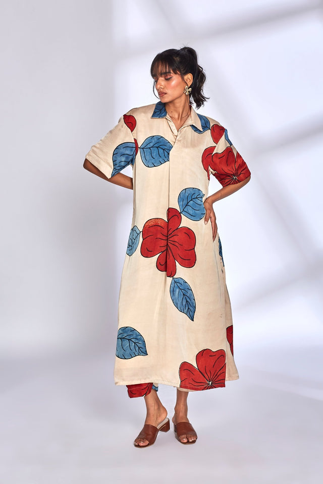 Fleur Kurta Set - Two-Piece Set - Mizyana