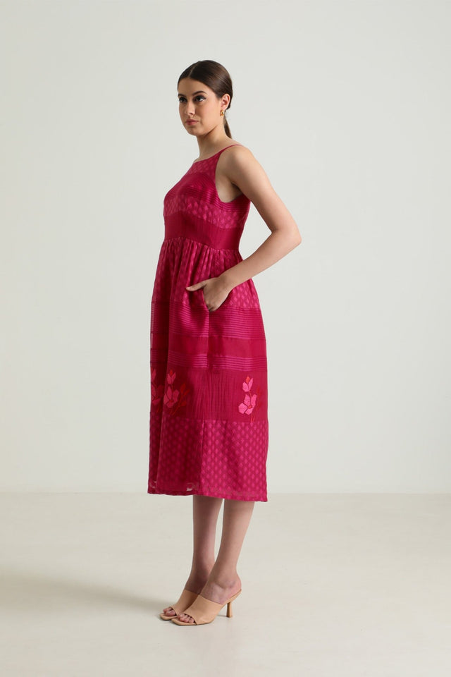 Frusia Lace Strap Dress - Dress - Mizyana