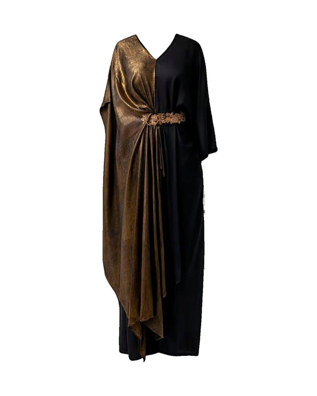 Gold Shimmer Kaftan - Kaftan - Mizyana