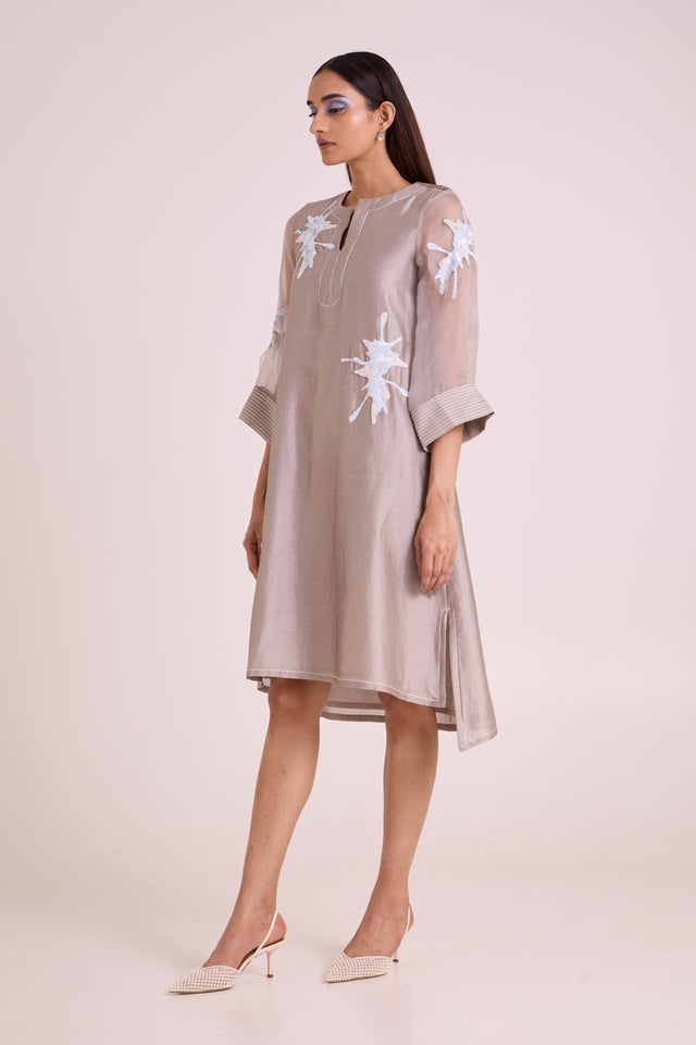 Gracie - Graphite & Fern Tunic Dress - Dress - Mizyana
