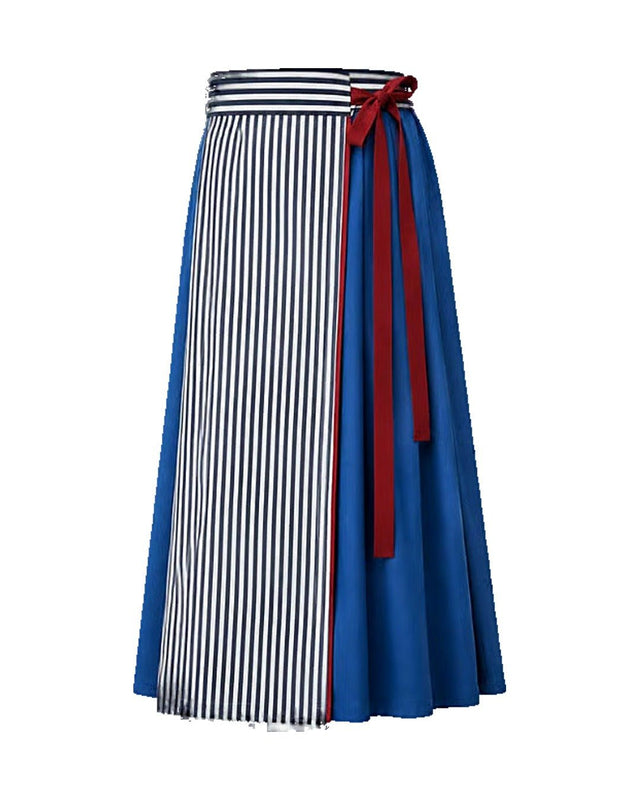Gradient Flow Denim Skirt - Skirt - Mizyana