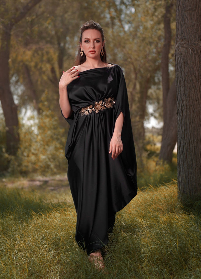 GREEK PLEAT BLACK - Kaftan - Mizyana
