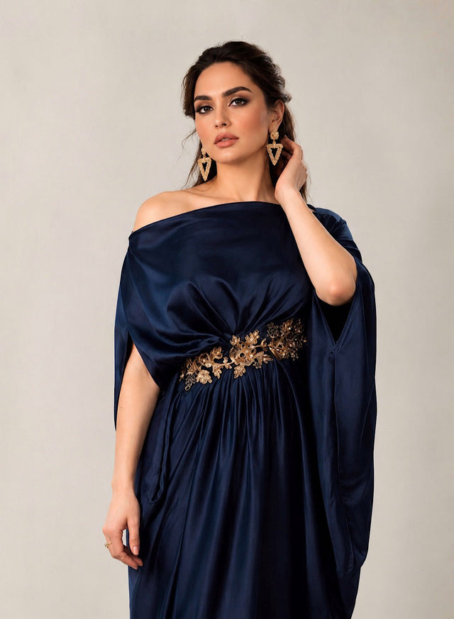 GREEK PLEAT BLU - Kaftan - Mizyana