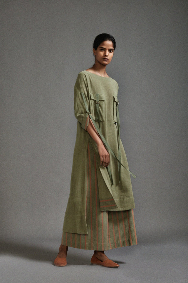 Green New Ruka Tunic - Shirt - Mizyana