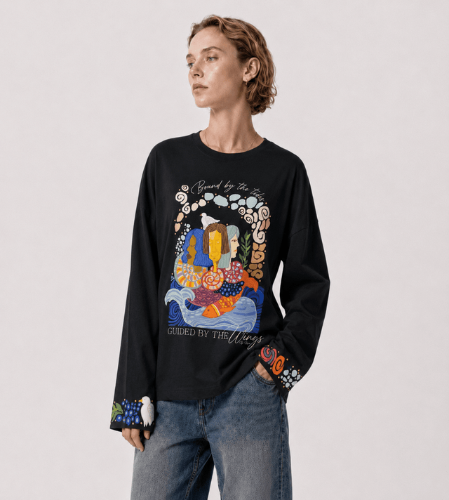 Guided by the Wings Tee - T-Shirt - Mizyana