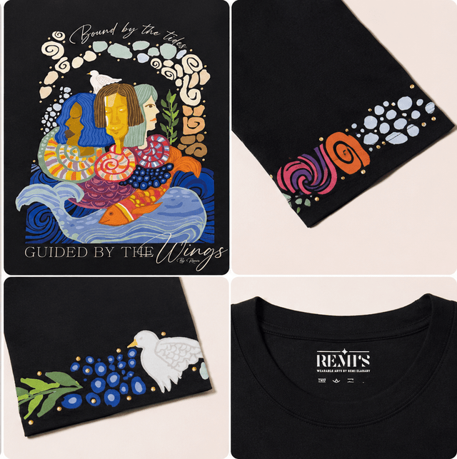 Guided by the Wings Tee - T-Shirt - Mizyana