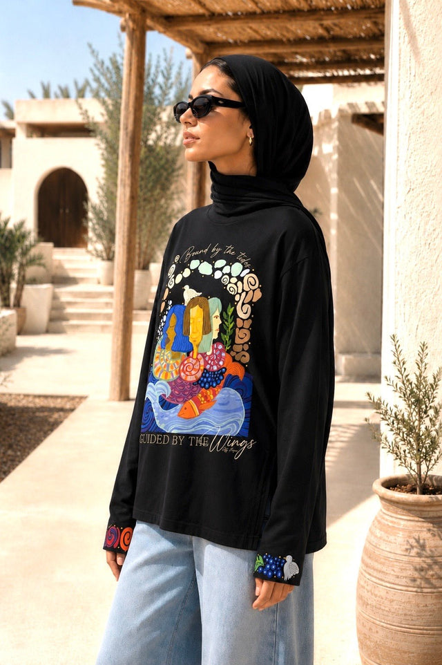 Guided by the Wings Tee - T-Shirt - Mizyana