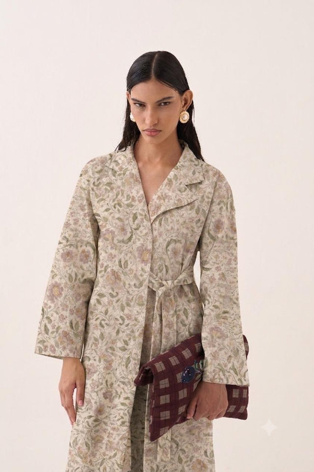 Gulzar Wrap Trench - Trench Coat - Mizyana