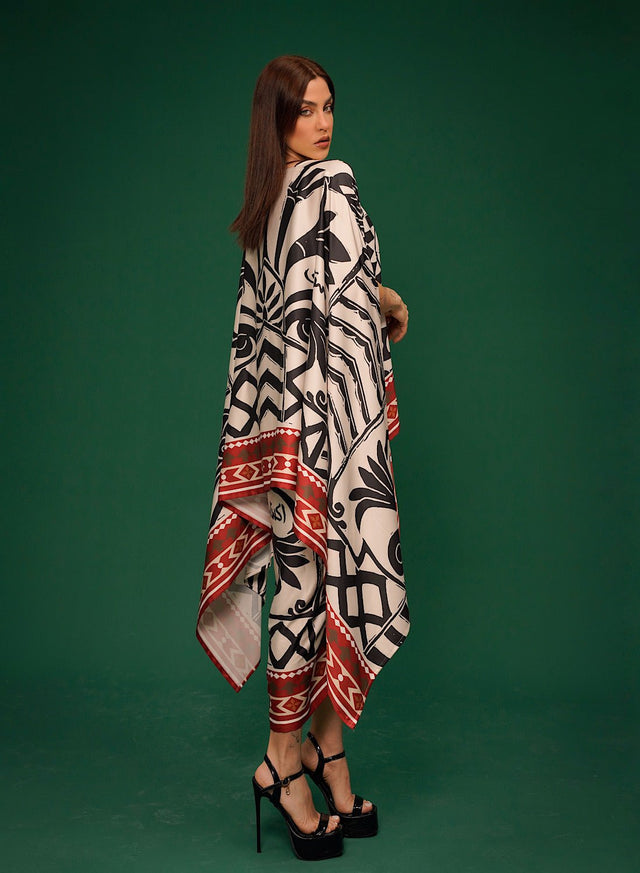 Harf cape set - Two-Piece Set - Mizyana
