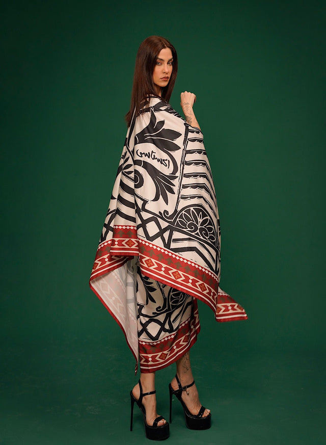 Harf cape set - Two-Piece Set - Mizyana