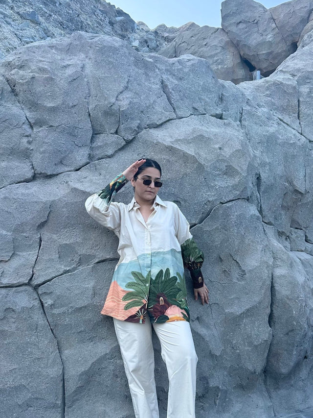 Heather Shirt - Shirt - Mizyana