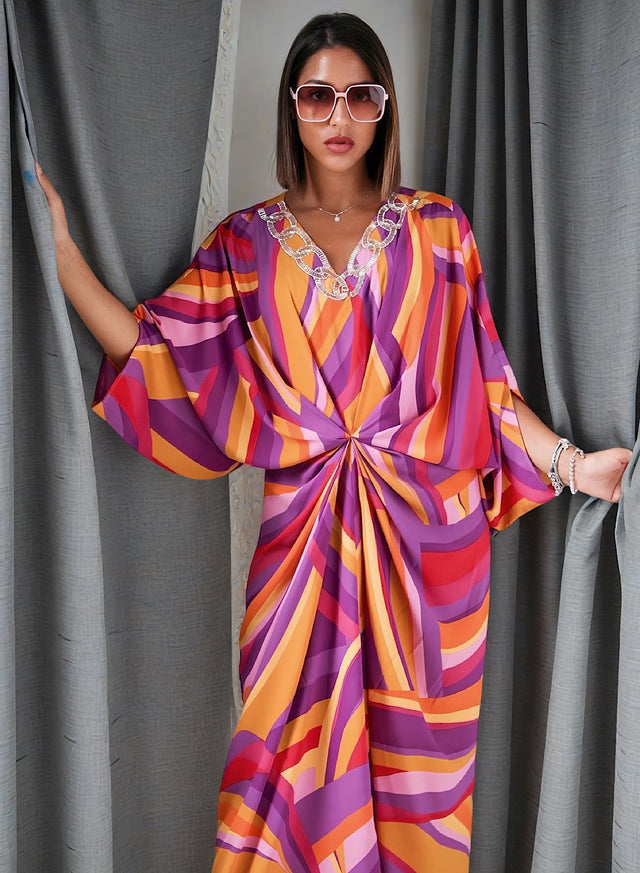 Huescape kaftan dress - Kaftan - Mizyana