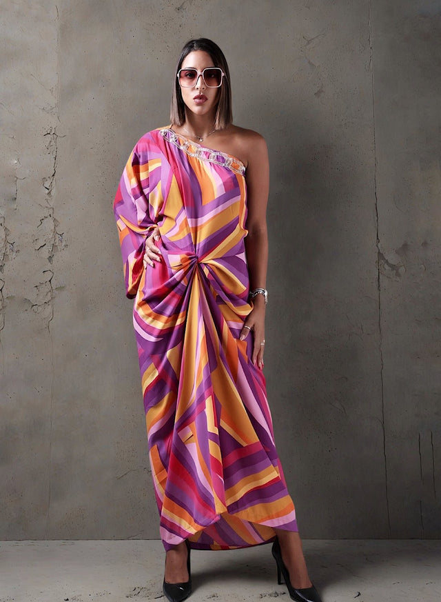 Huescape pleat dress - Dress - Mizyana