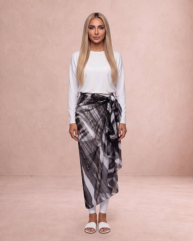 Huruf Waist Wrap - Swim Cover-Up - Mizyana