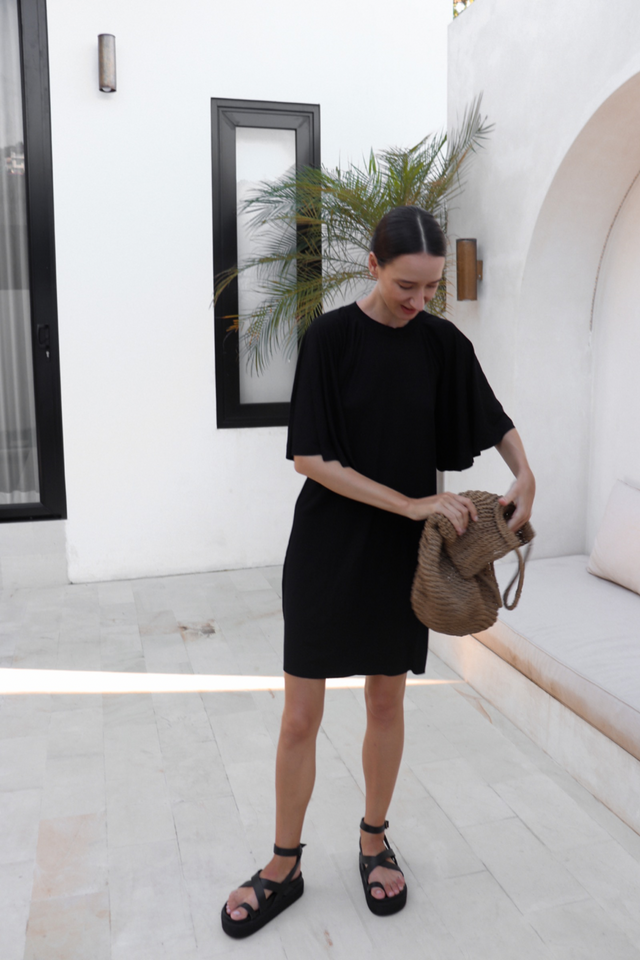Kaia jersey dress - Black