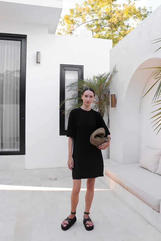 Kaia jersey dress - Black