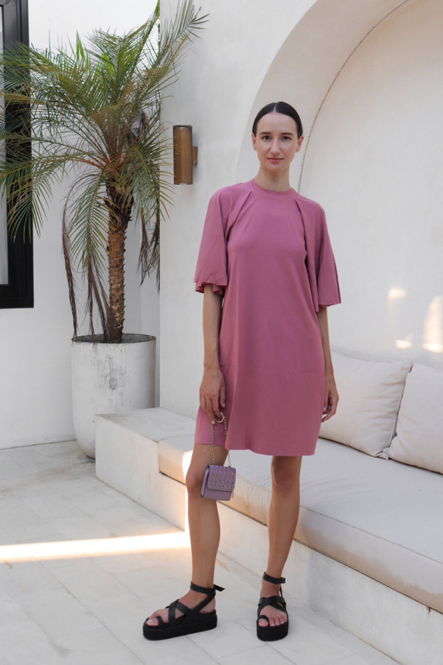 Kaia jersey dress - Rose
