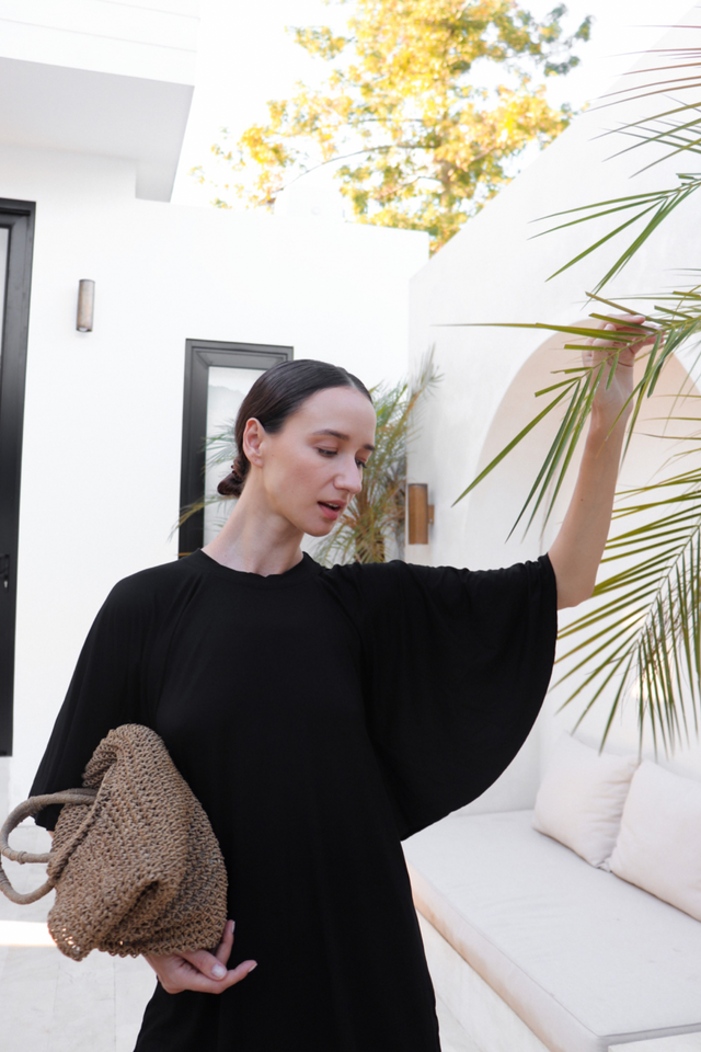 Kaia jersey dress - Black