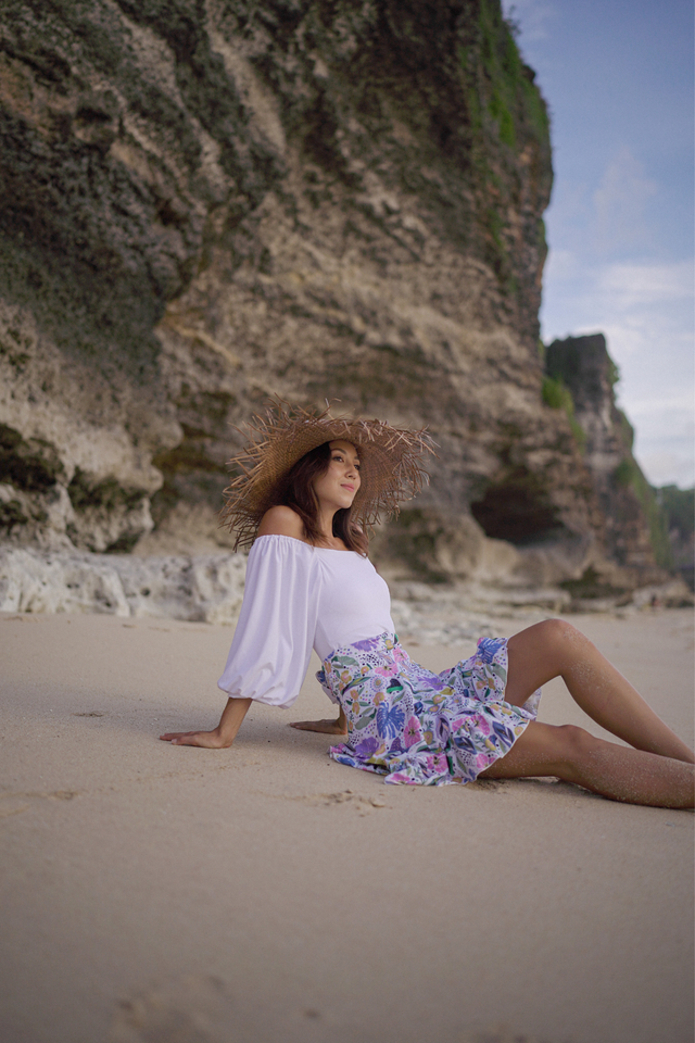 Saira Swim skirt - Floral