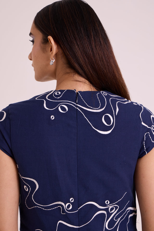 Indigo Perito - Drift Midi Dress - Dress - Mizyana